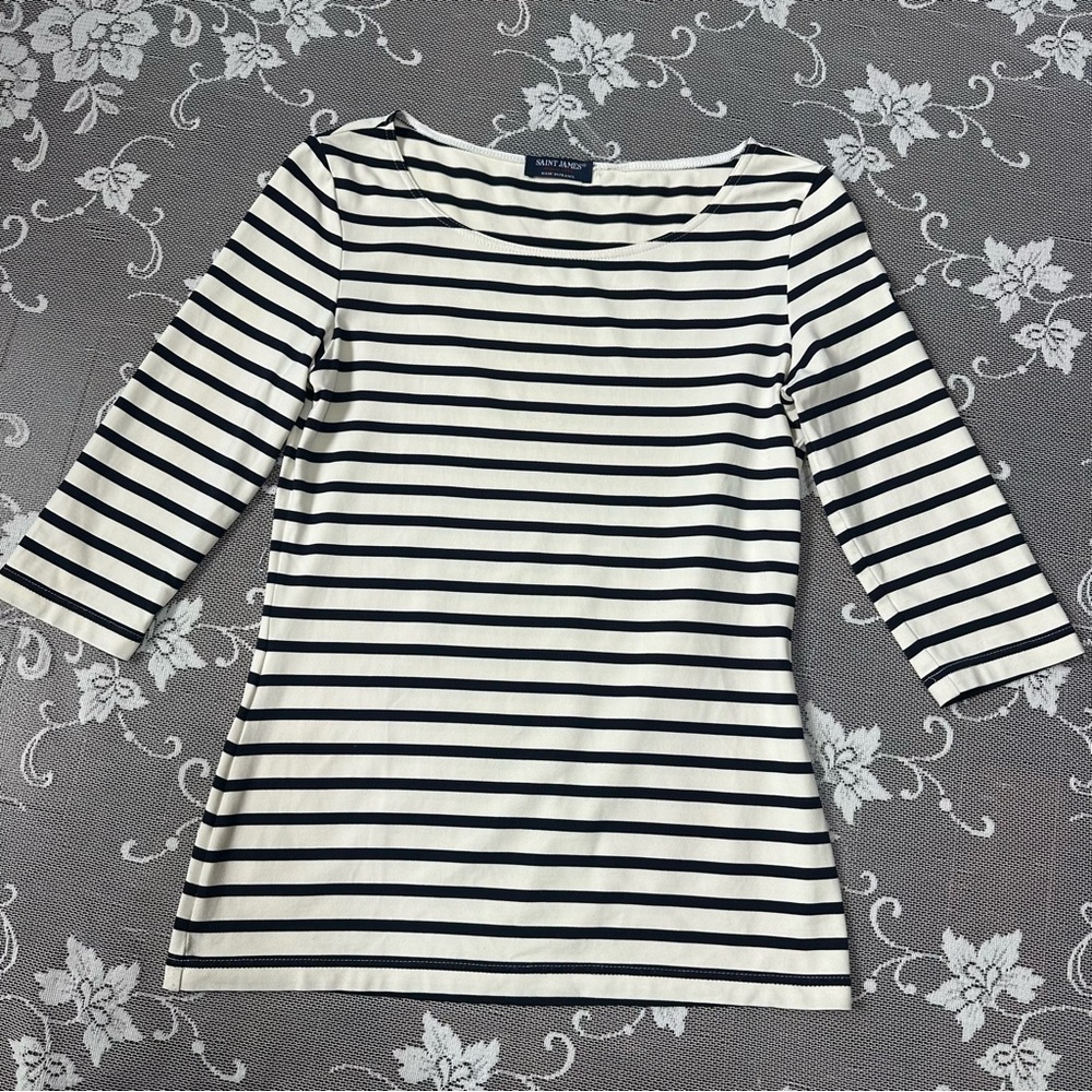 Saint James Garde Cote Nautical Striped  Top - Picture 2 of 9
